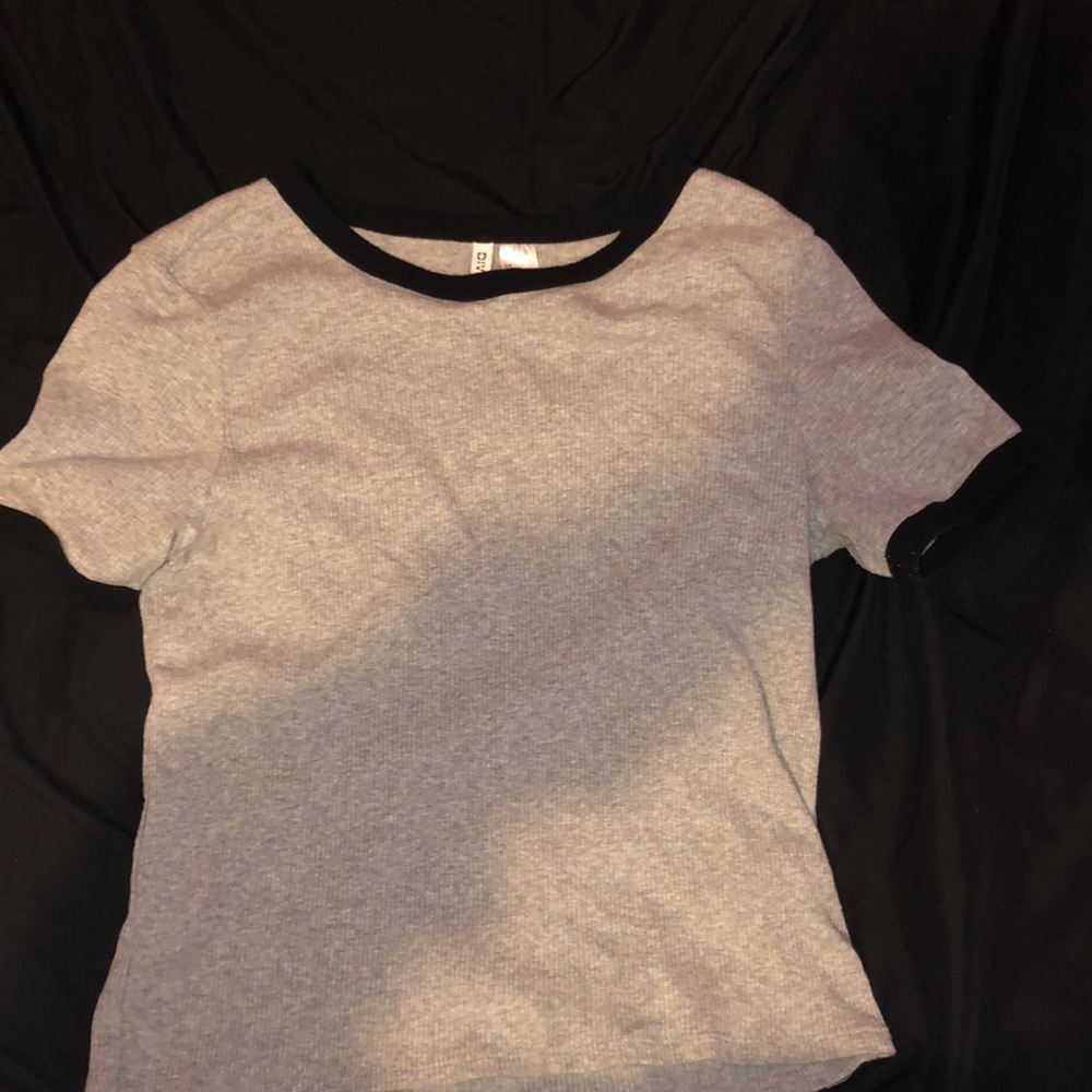 Grey Divided Teeshirt